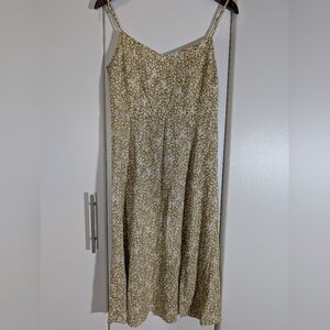 UNIQLO Women's printed front slit camisole dress Size Small